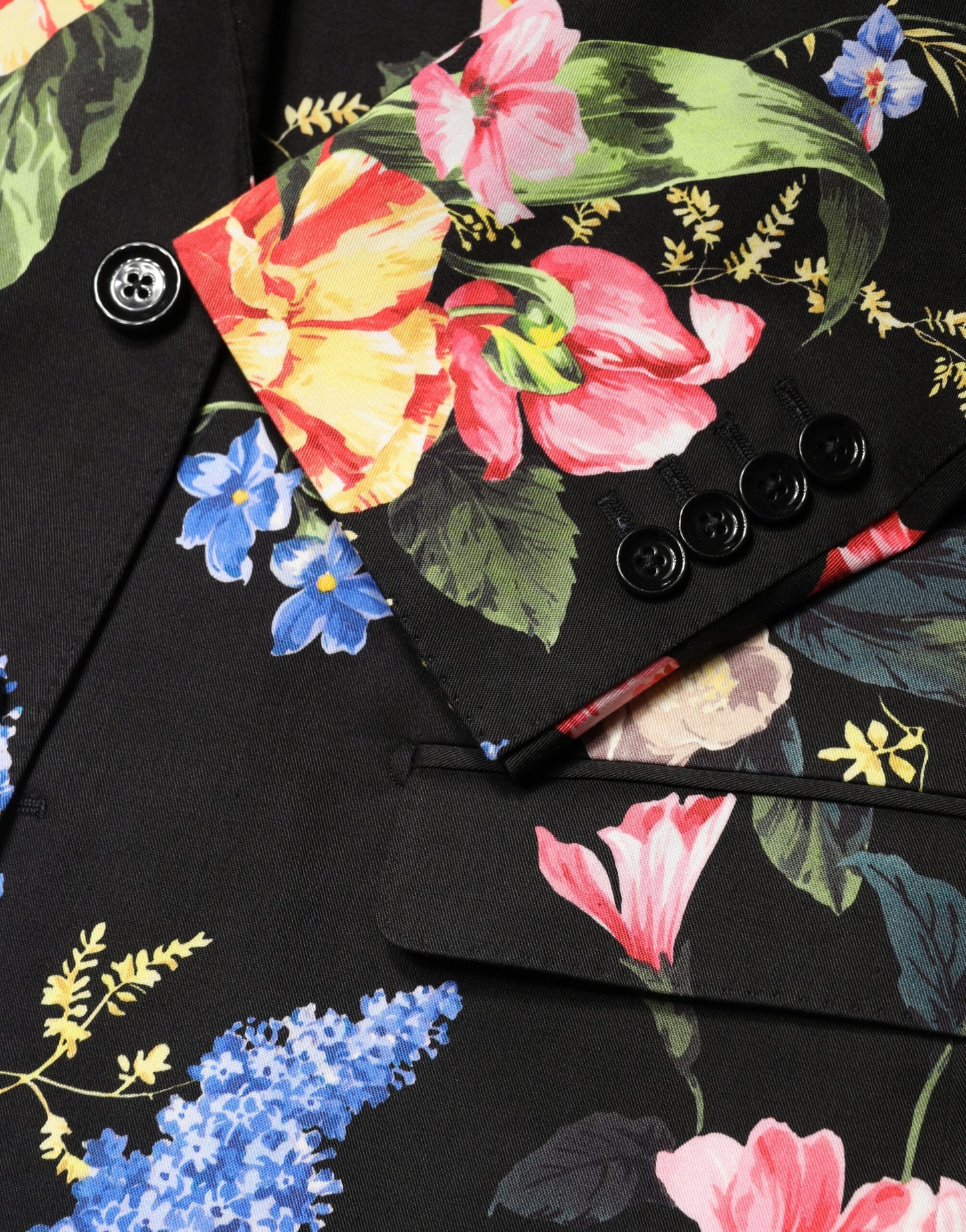 Traje de 2 piezas MARTINI de corte recto con diseño floral negro de Dolce & Gabbana