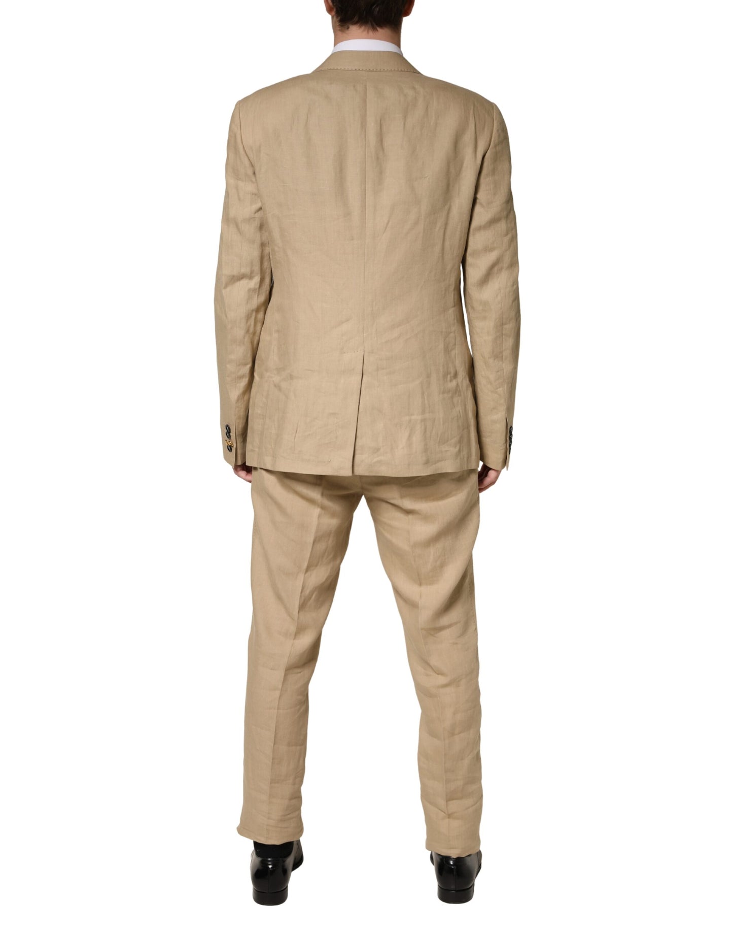 Costume deux pièces de cérémonie droit Dolce & Gabbana beige TAORMINA