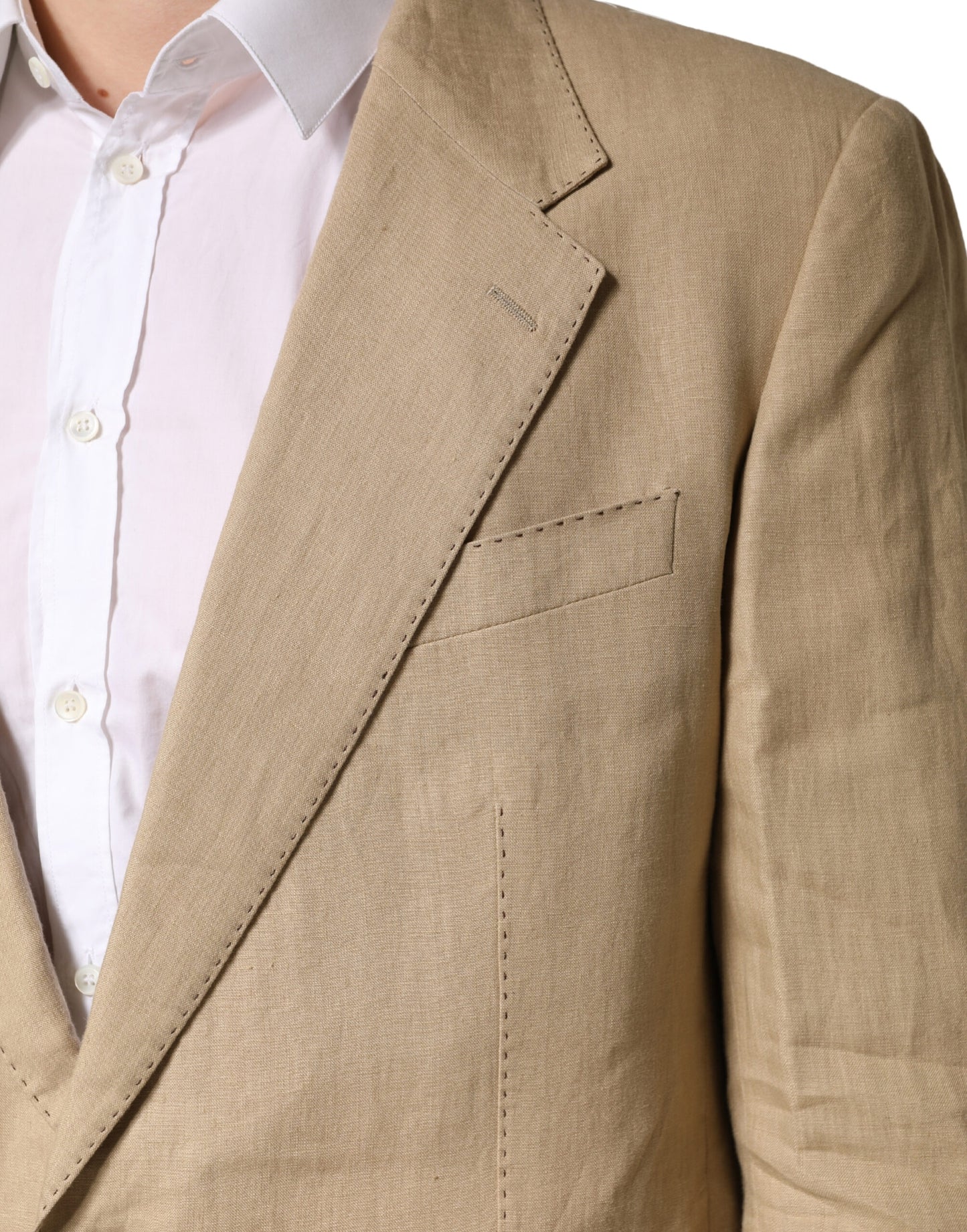 Costume deux pièces de cérémonie droit Dolce & Gabbana beige TAORMINA