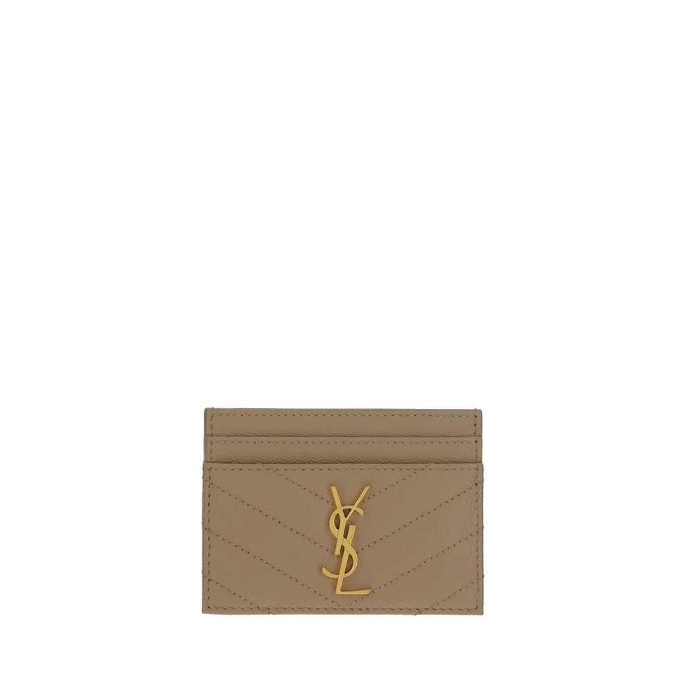 Cartera Saint Laurent de Piel de Becerro Marrón Bos Taurus