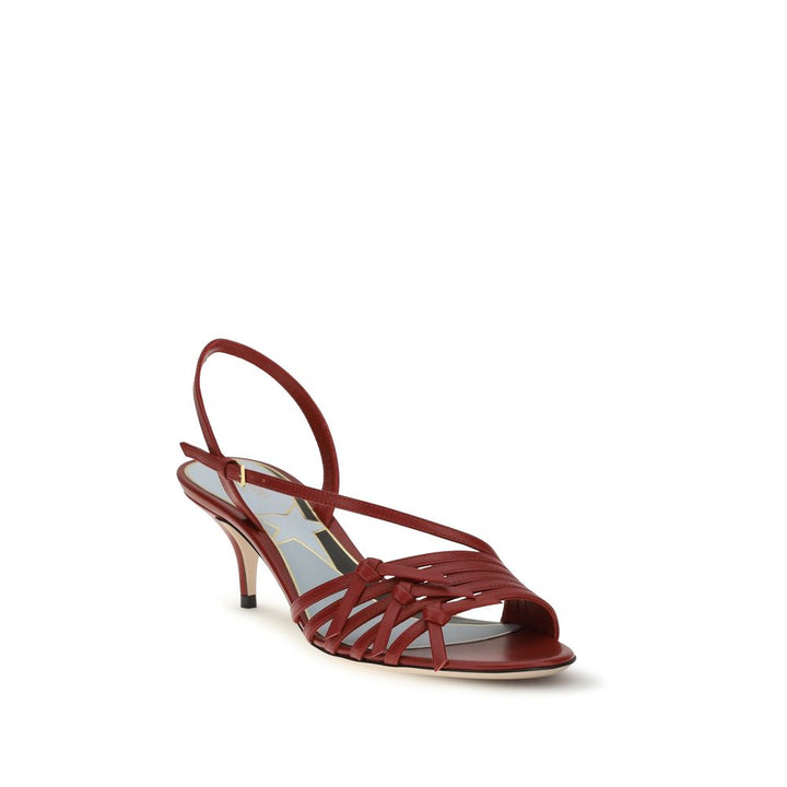 Sandales Valentino Garavani en Chèvre Multicolore à Enfiler
