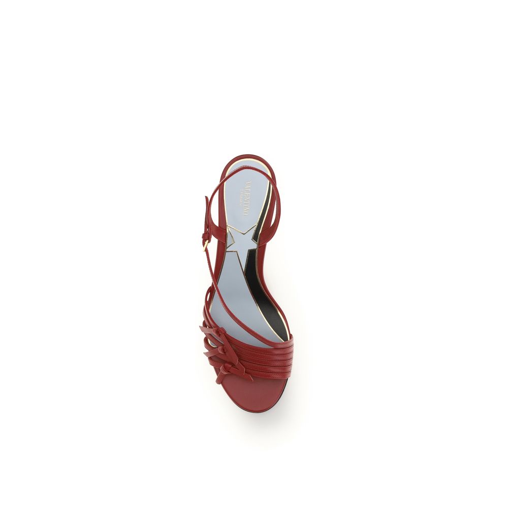 Valentino Garavani Multicolor Goatskin Strap-On Sandals