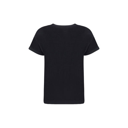 Camiseta de nailon negra Brunello Cucinelli