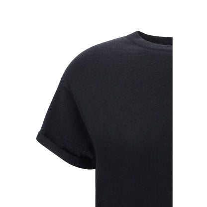 Camiseta de nailon negra Brunello Cucinelli