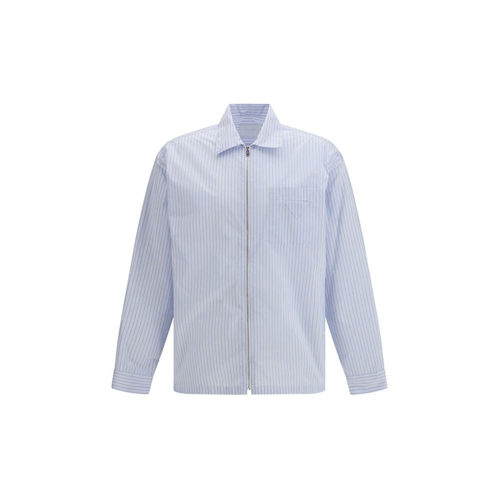 Prada Blue Polyamide Shirt