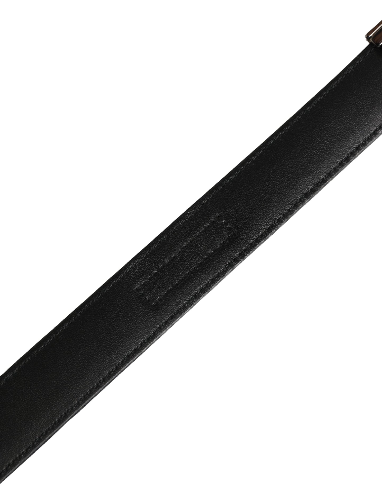 Cinturón Clásico Dolce & Gabbana para Hombre, Negro, Viscosa con Hebilla Metálica