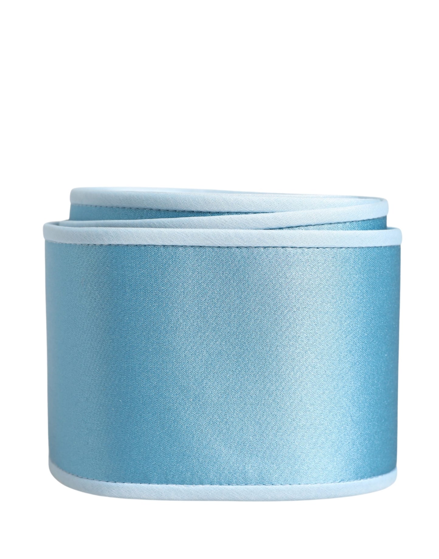 Cinturón Dolce & Gabbana Light Blue de satén de seda para mujer