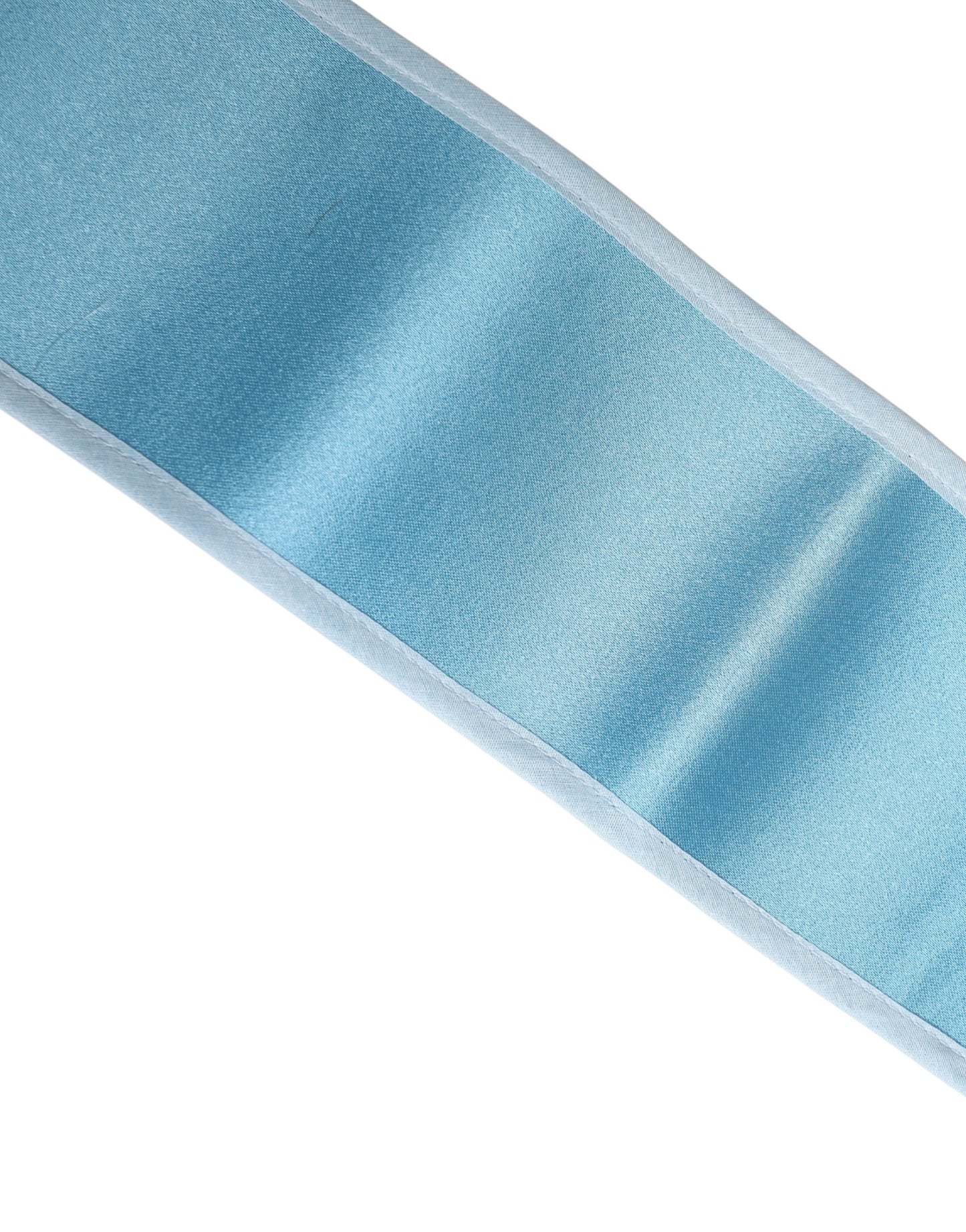Cinturón Dolce & Gabbana Light Blue de satén de seda para mujer