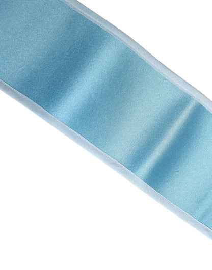 Cinturón Dolce & Gabbana Light Blue de satén de seda para mujer