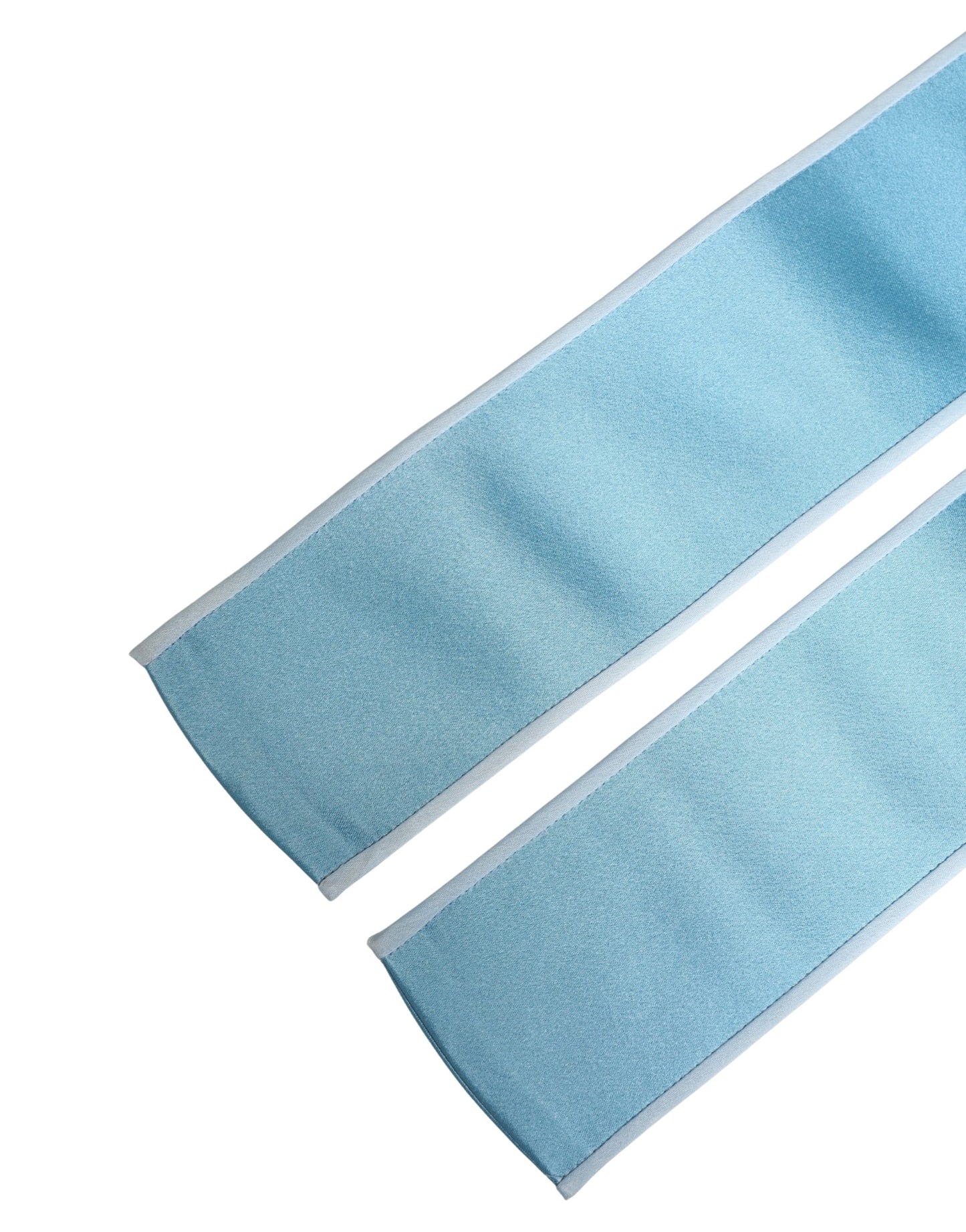 Cinturón Dolce & Gabbana Light Blue de satén de seda para mujer