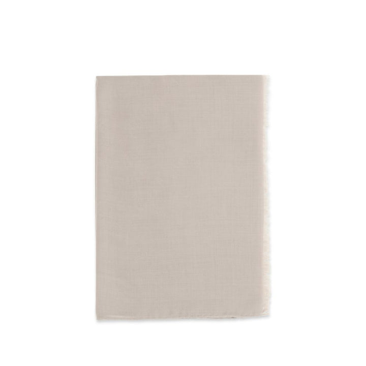 Max Mara Beige Silk Scarf