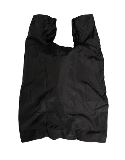 Dolce & Gabbana Men Black Polyester Panda Stuffed Ecobag Bag