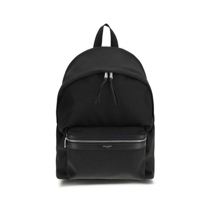 Mochila Saint Laurent de nailon negro