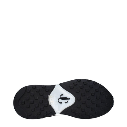 Jimmy Choo Black Fabric Athletic Sneakers