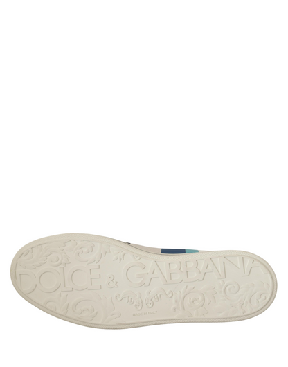 Chaussures montantes en cuir multicolore Dolce & Gabbana