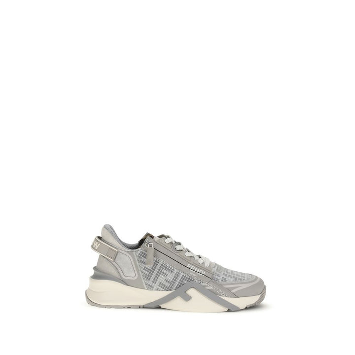 Zapatillas deportivas Fendi de poliéster gris