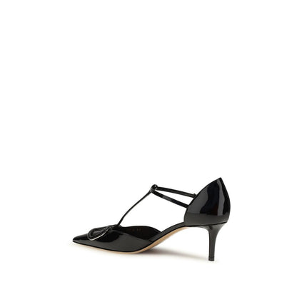 Escarpins à talon haut Valentino Garavani en cuir de veau noir