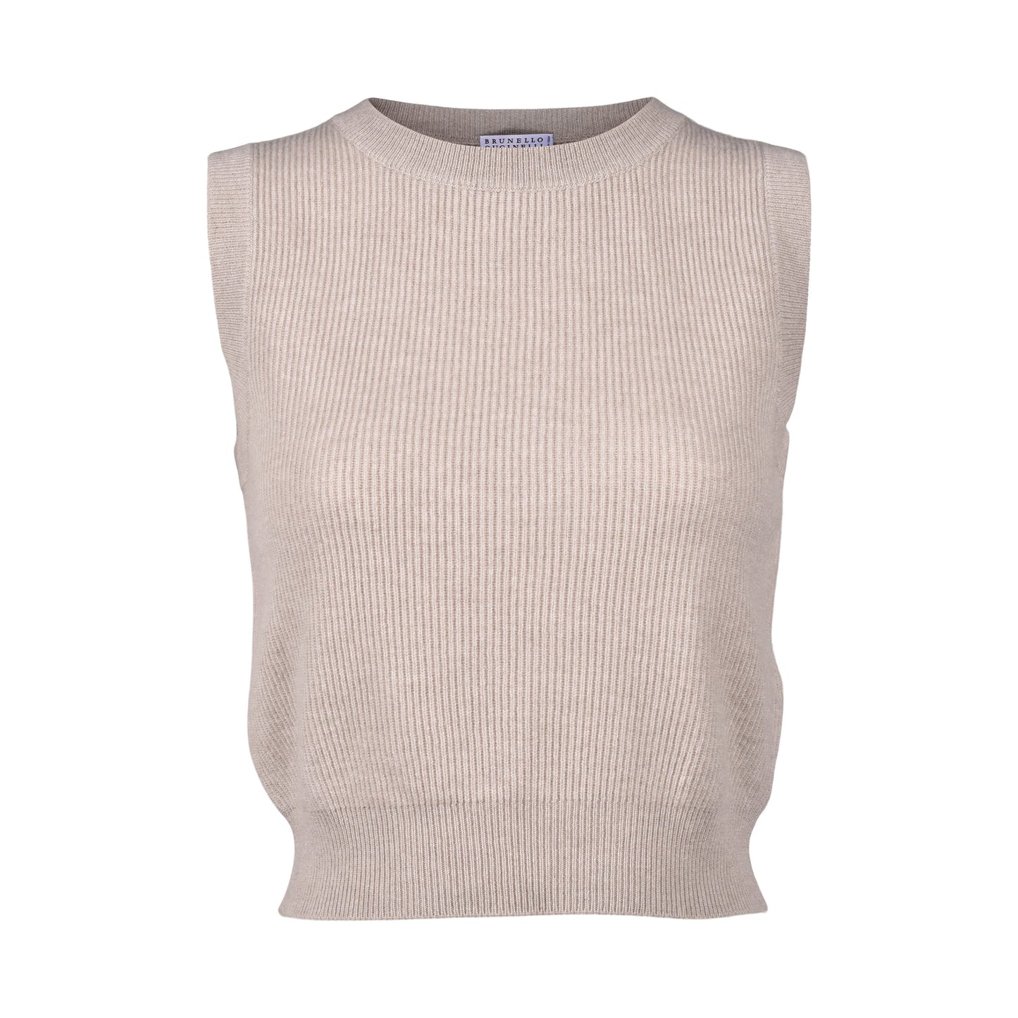 Brunello Cucinelli Beige Cashmere Sweater