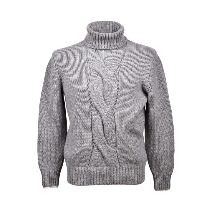 Brunello Cucinelli Gray Cashmere Sweater