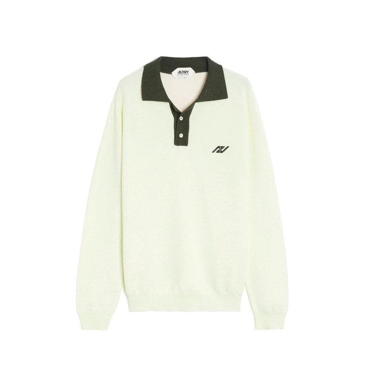 Autry Bicolor Cotton Polo Shirt
