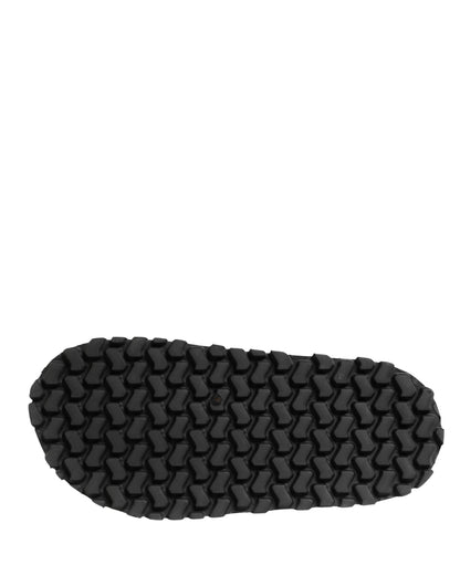 Sandalias gruesas de hombre negras con logo de Dolce & Gabbana
