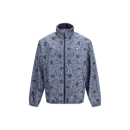 Chaqueta Prada de nailon reciclado azul