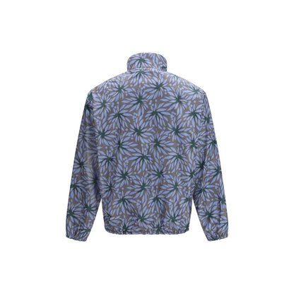 Chaqueta Prada de nailon reciclado azul