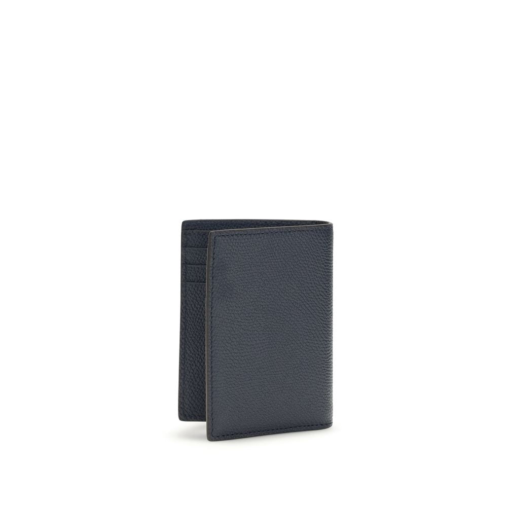 Cartera Valentino Garavani de piel de becerro azul Bos Taurus