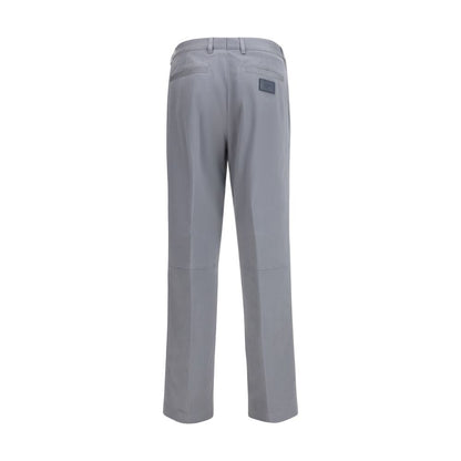 Pantalones casuales Fendi de algodón gris