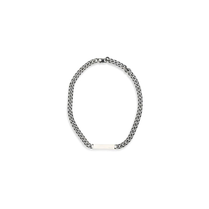 MM6 Silver Metal Necklace