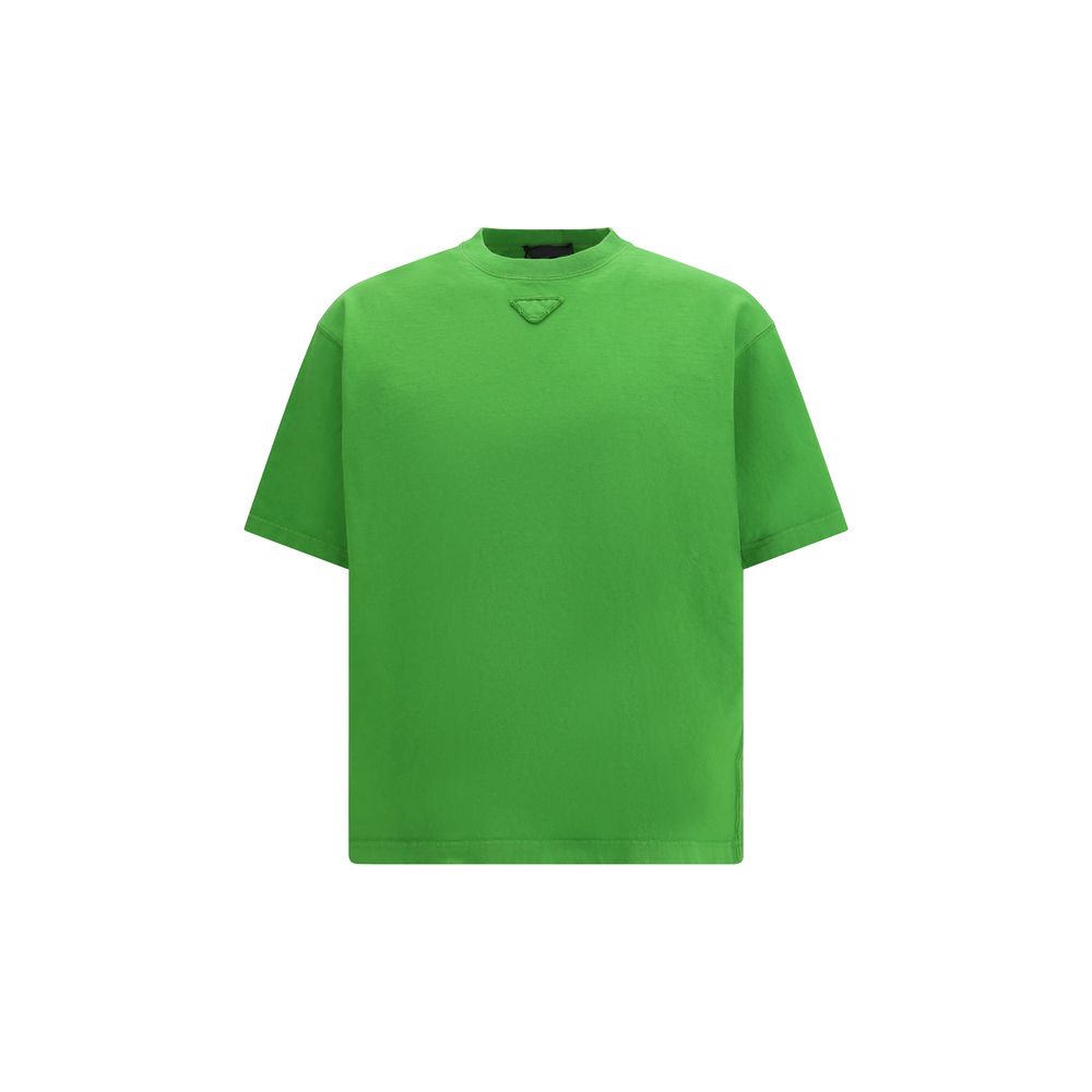 Camiseta Prada bicolor de algodón