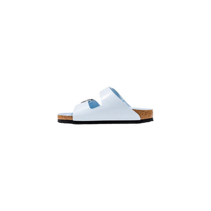 Birkenstock Blue Artificial Leather Slippers