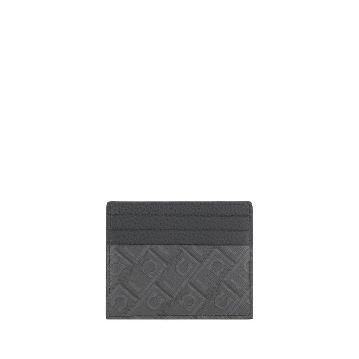 Cartera Ferragamo de Piel de Becerro Gris Bos Taurus