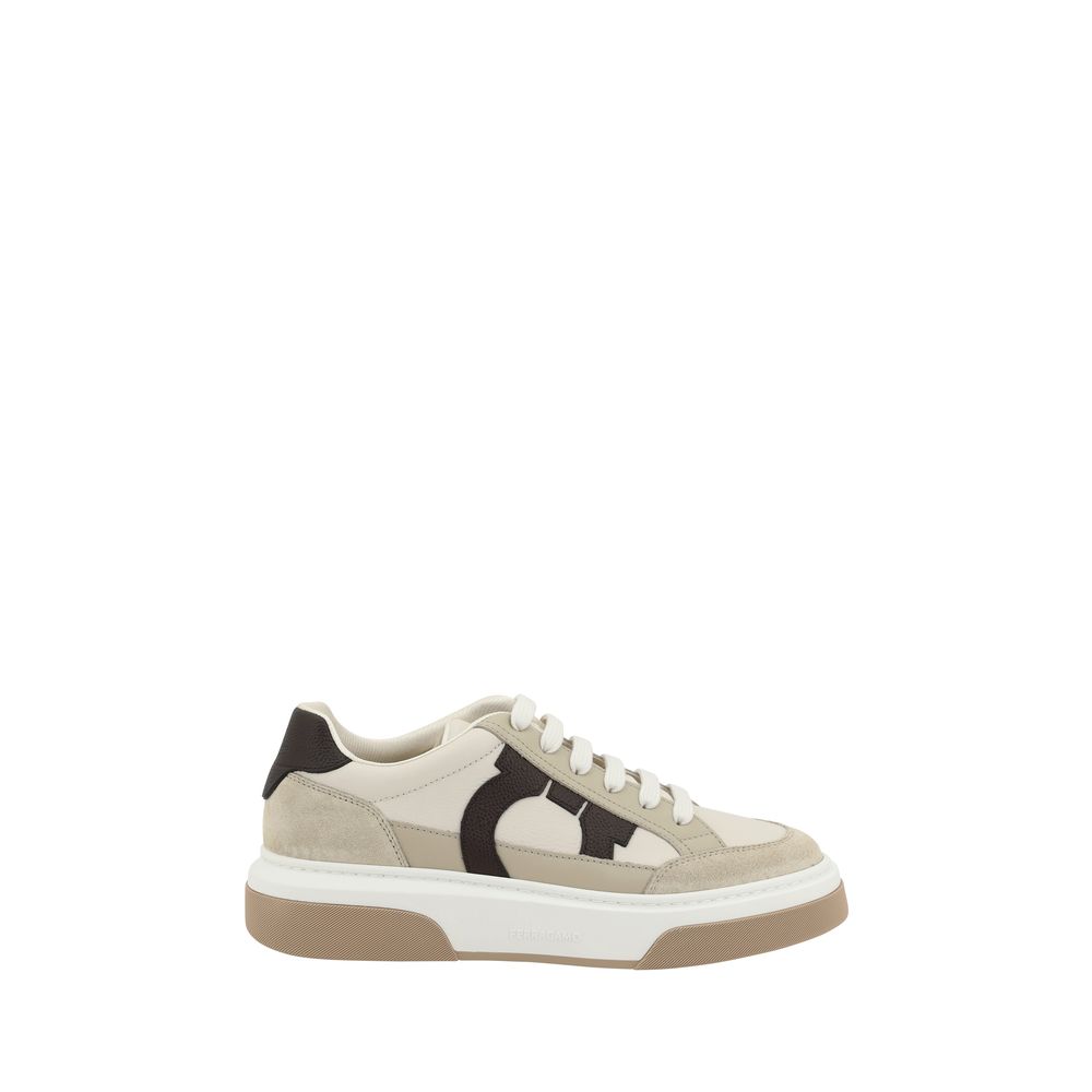 Zapatillas de plataforma Ferragamo Multicolor de piel de becerro Bos Taurus