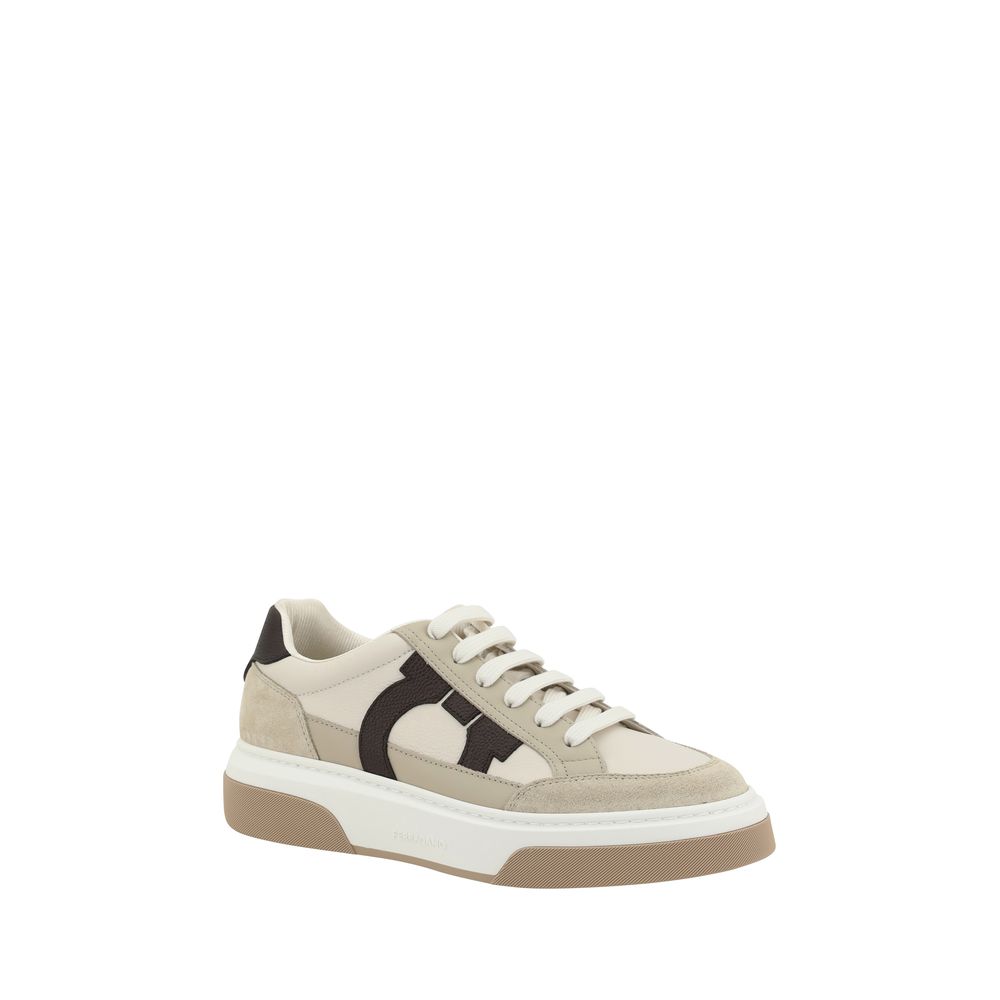 Zapatillas de plataforma Ferragamo Multicolor de piel de becerro Bos Taurus