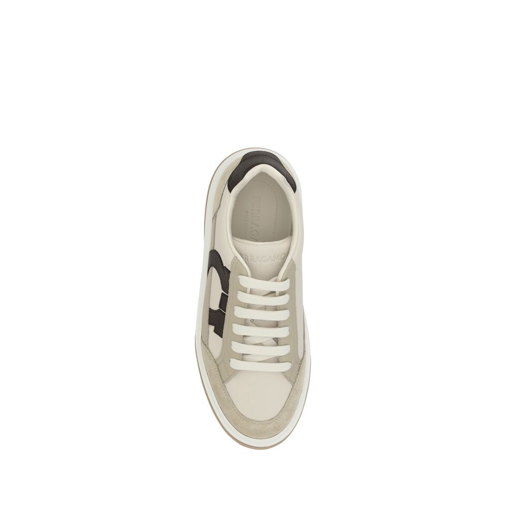 Zapatillas de plataforma Ferragamo Multicolor de piel de becerro Bos Taurus