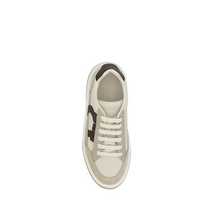 Zapatillas de plataforma Ferragamo Multicolor de piel de becerro Bos Taurus