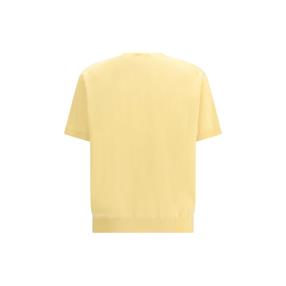 Sudadera bicolor de seda de Prada
