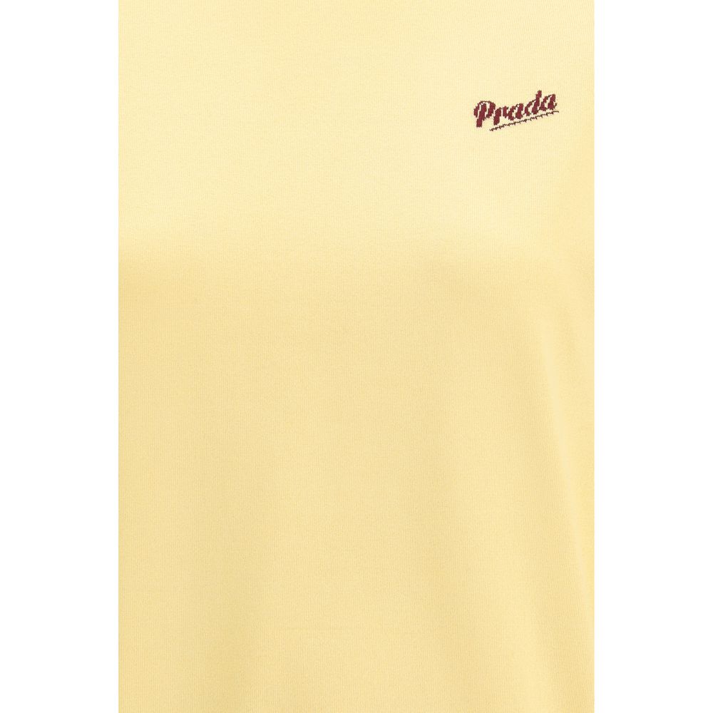 Sudadera bicolor de seda de Prada