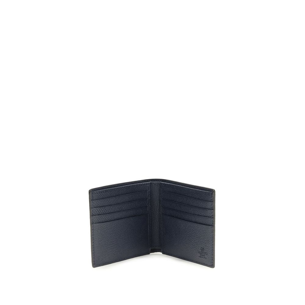 Cartera Valentino Garavani de piel de becerro azul Bos Taurus