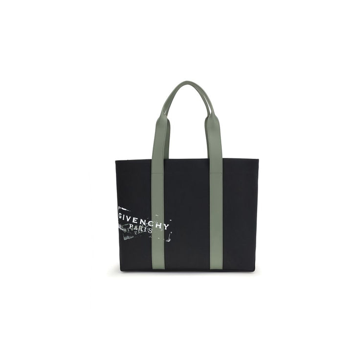 Bolso de hombro Givenchy de algodón negro