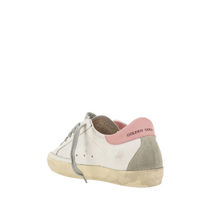 Golden Goose White Calf Leather Bos Taurus Sneakers
