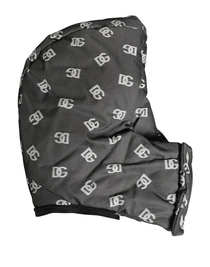 Gorra de sombrero Dolce & Gabbana negra con logo estampado para toda la cabeza