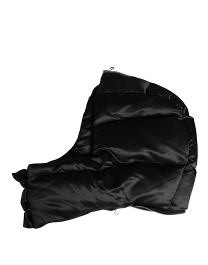 Gorro-Pañuelo de Cabeza Entera de Poliéster Negro Dolce & Gabbana