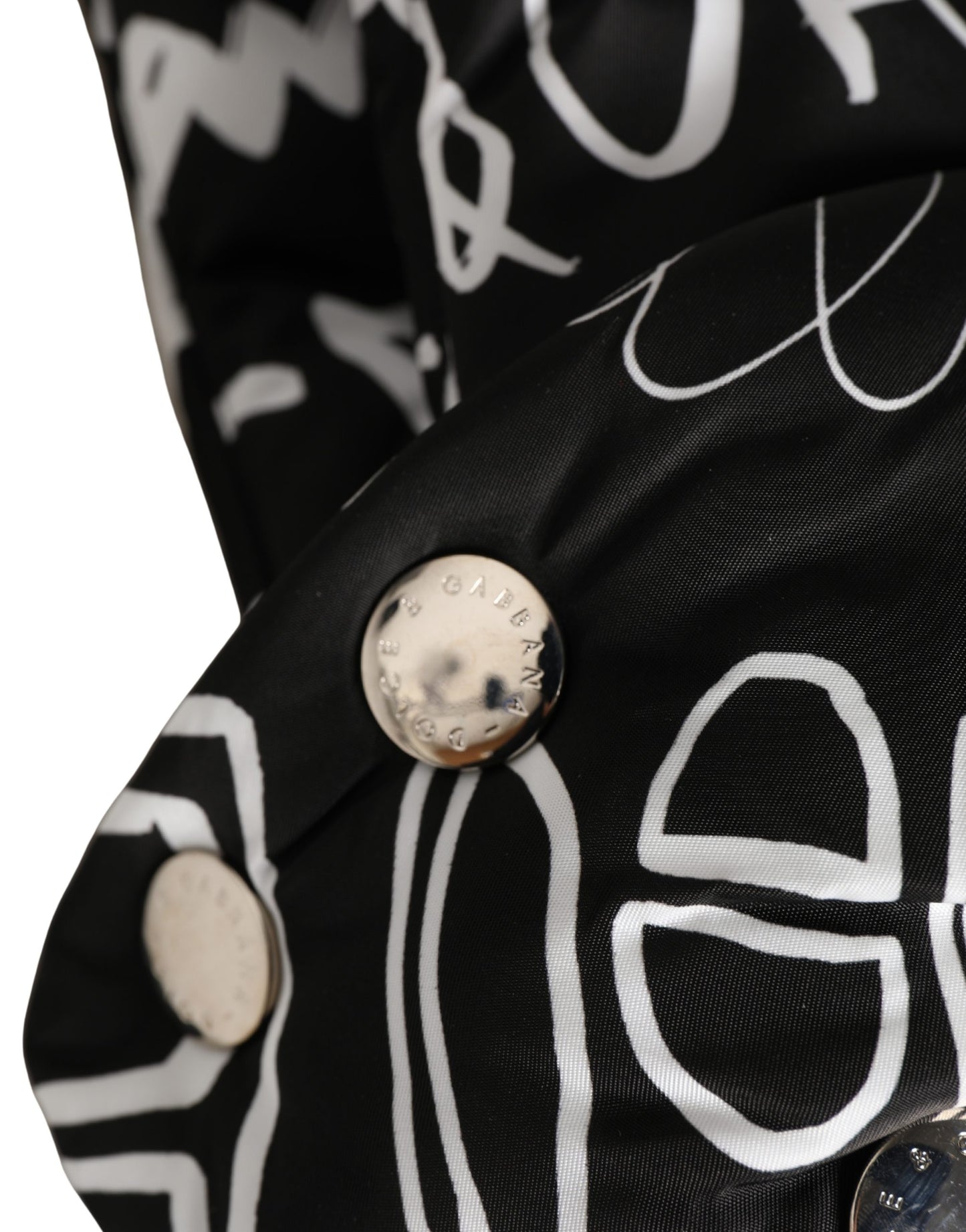 Gorro tipo turbante Dolce & Gabbana negro con logo estampado