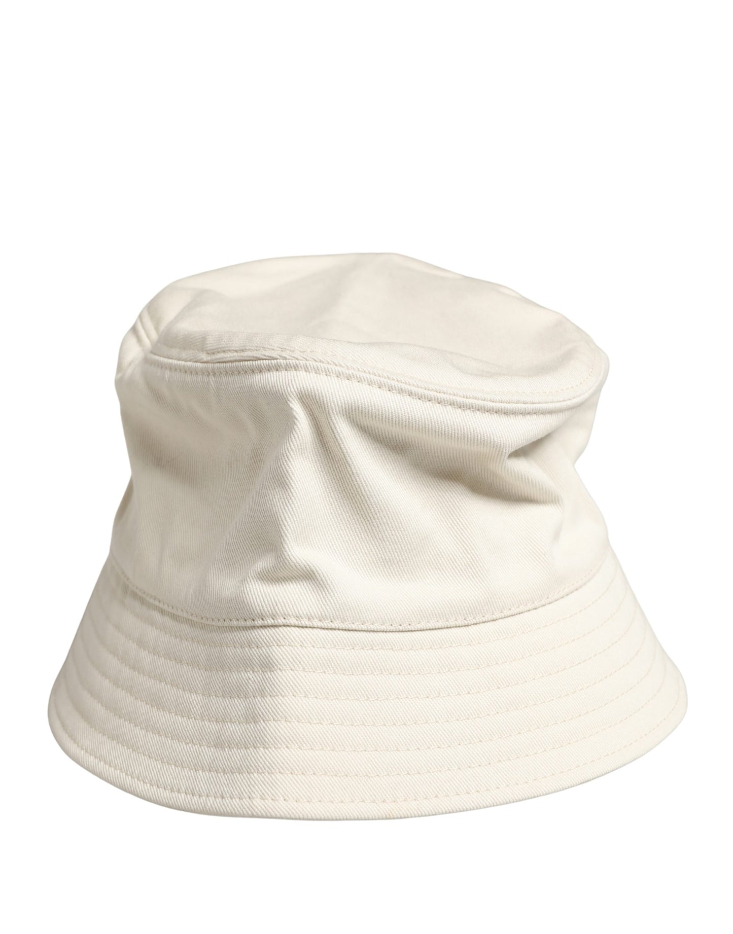 Sombrero tipo pescador (Bucket Hat) de algodón blanco para hombre de Dolce & Gabbana