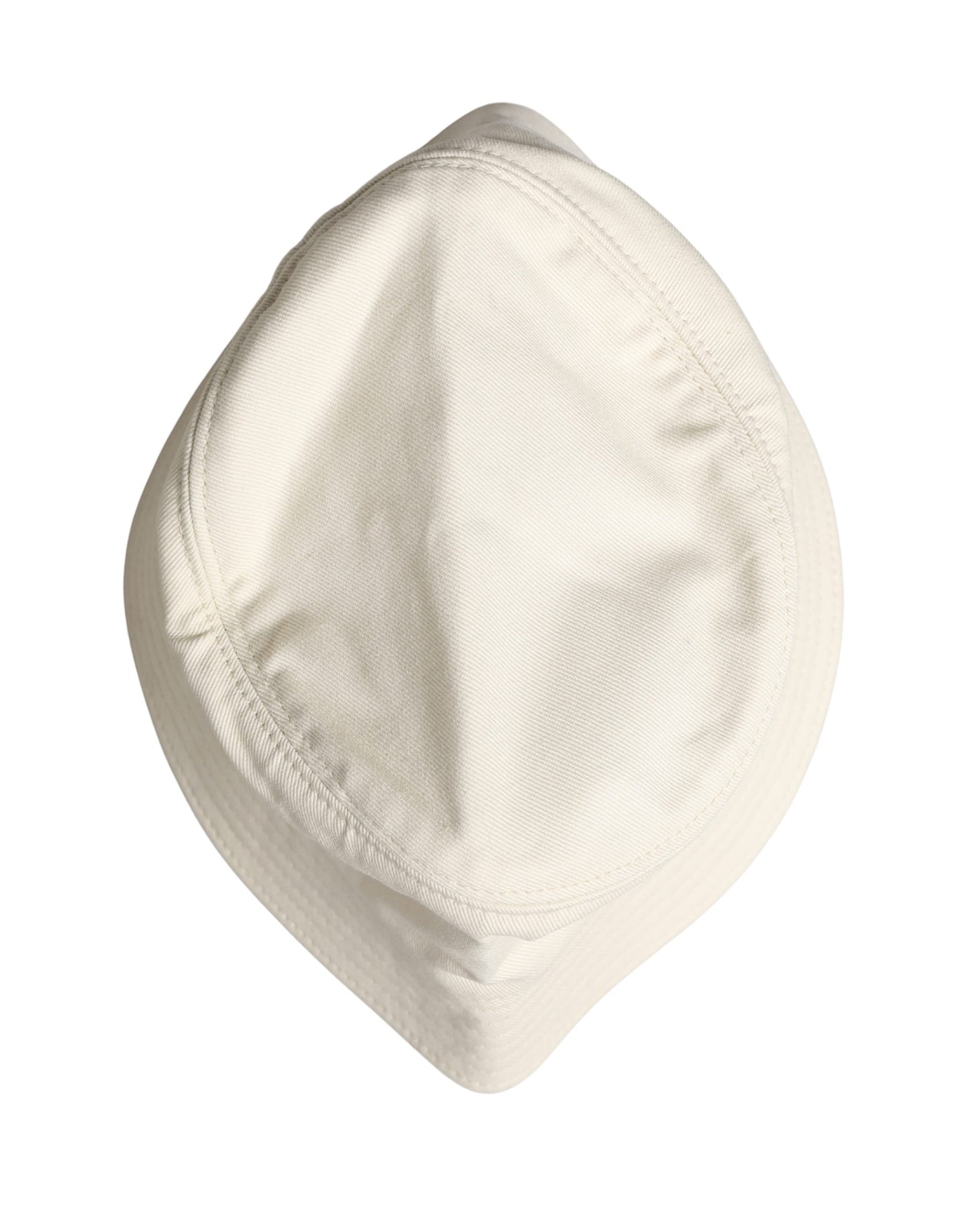 Sombrero tipo pescador (Bucket Hat) de algodón blanco para hombre de Dolce & Gabbana