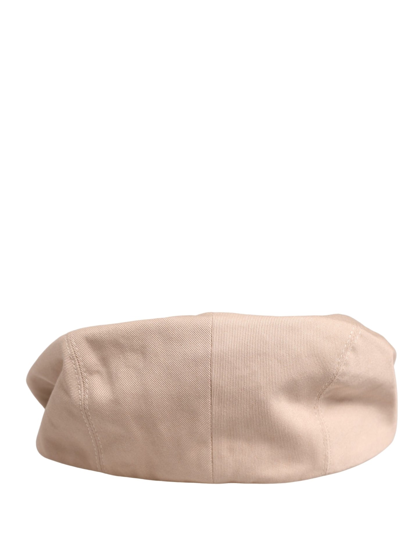 Dolce & Gabbana Gorra Newsboy de algodón beige para hombre
