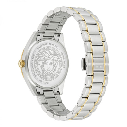 Versace Gray Stainless Steel Dress Watch