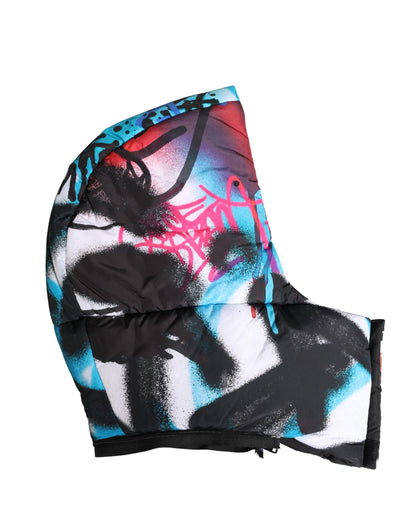 Gorro Capello Envolvente de Cabeza Completa con Grafiti Multicolor Dolce & Gabbana